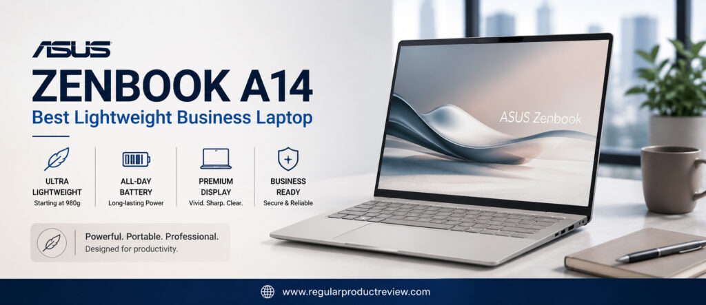 ASUS Zenbook A14 Best Lightweight Business Laptop