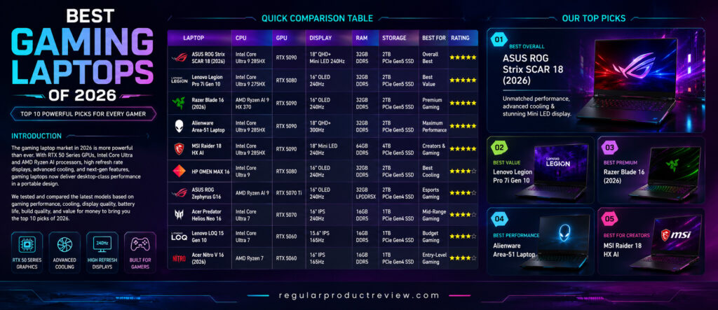 Best Gaming Laptops