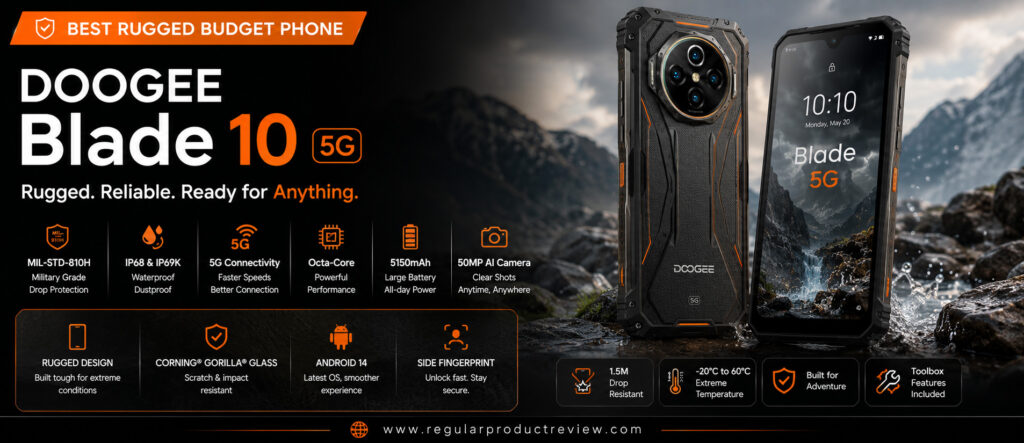 DOOGEE Blade 10 Best Rugged Budget Phone