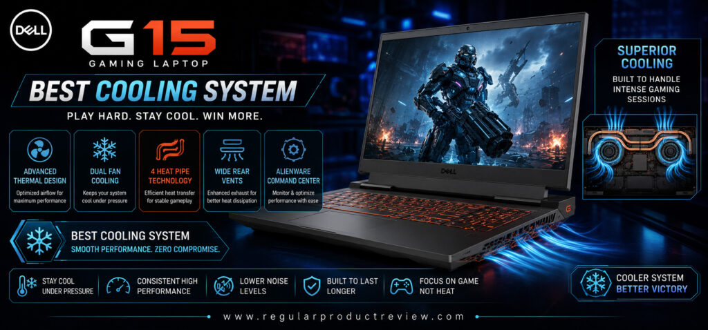 Dell G15 Best Cooling System Gaming Laptop