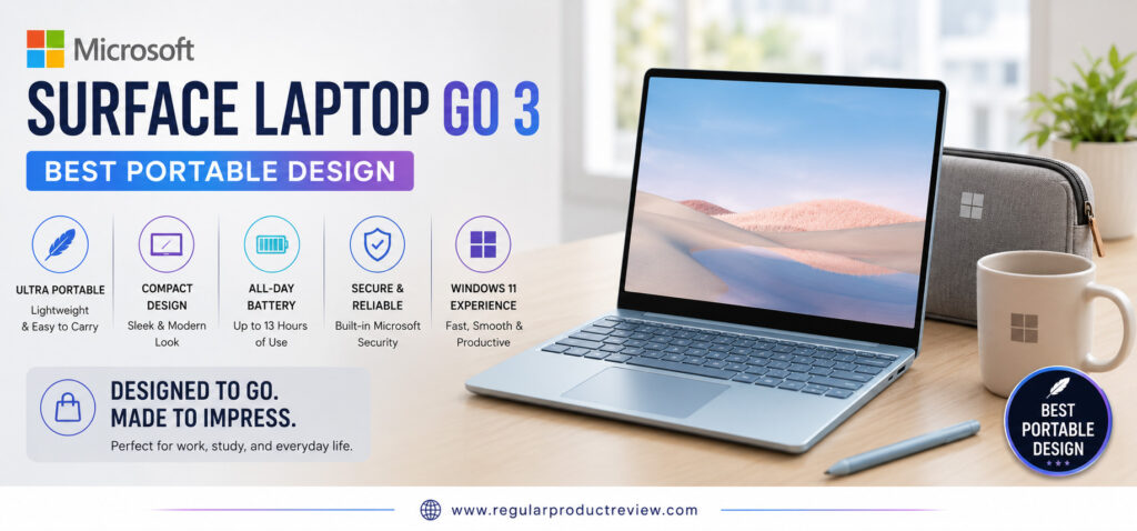 Microsoft Surface Laptop Go 3 Best Portable Design