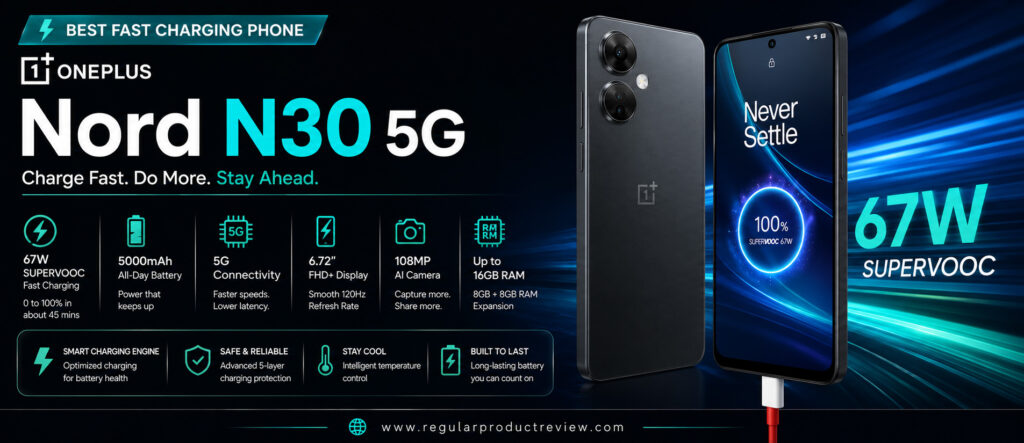 OnePlus Nord N30 5G Best Fast Charging Phone