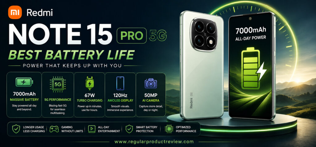 Redmi Note 15 Pro 5G Best Battery Life