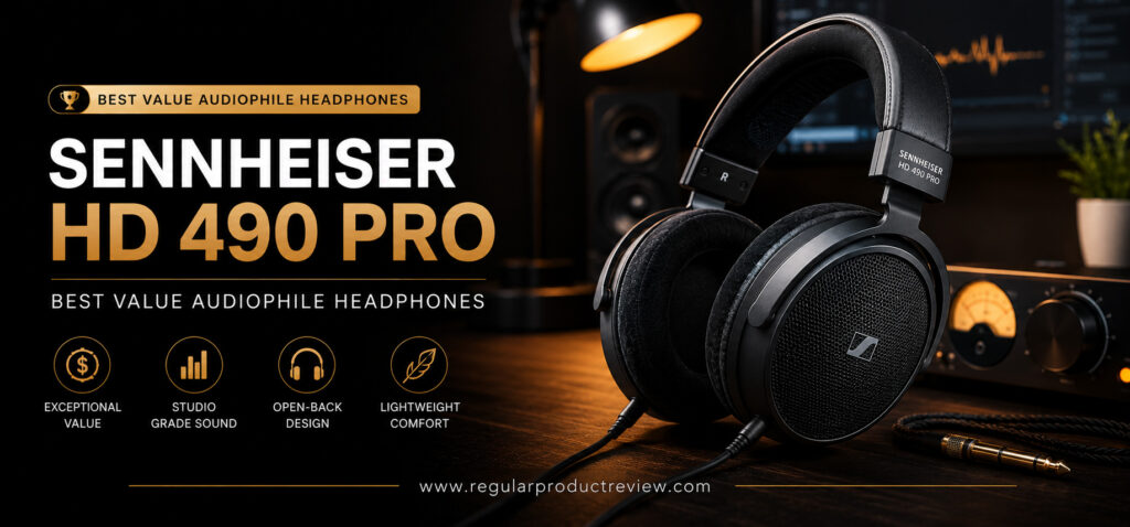 Sennheiser HD 490 PRO Best Value Audiophile Headphones