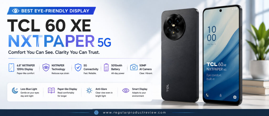 TCL 60 XE NXTPAPER 5G Best Eye-Friendly Display