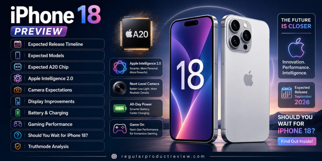 Upcoming iPhone 18
