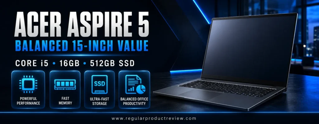 Acer Aspire 5 balanced business laptop for work and productivity