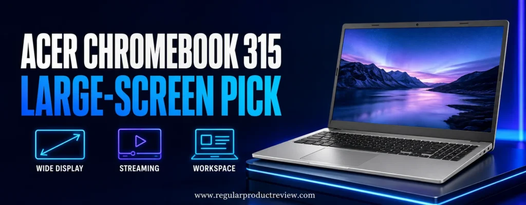 Acer Chromebook 315 CB315-4H selected as the best large-screen budget laptop