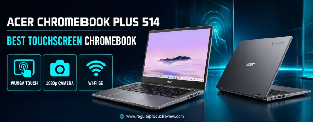 Acer Chromebook Plus 514 touchscreen Chromebook with a 14-inch WUXGA display