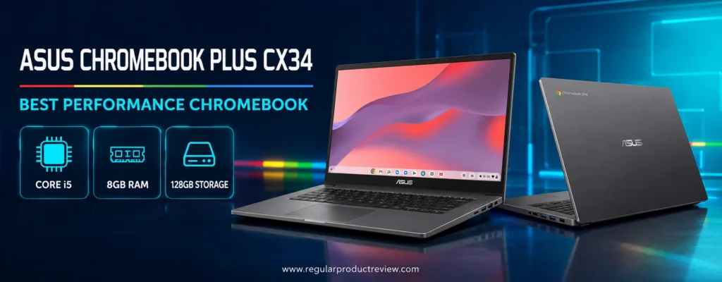 ASUS Chromebook Plus CX34 performance Chromebook for productivity and multitasking