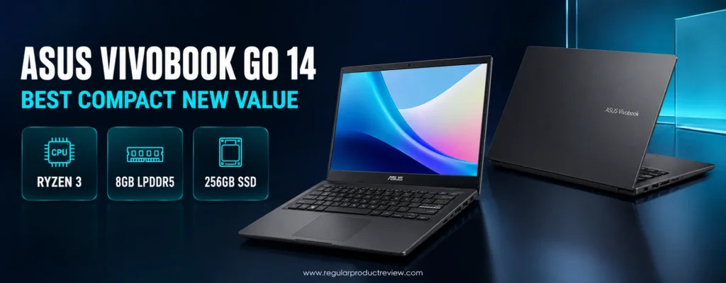 ASUS Vivobook Go 14 compact budget laptop for portable everyday work