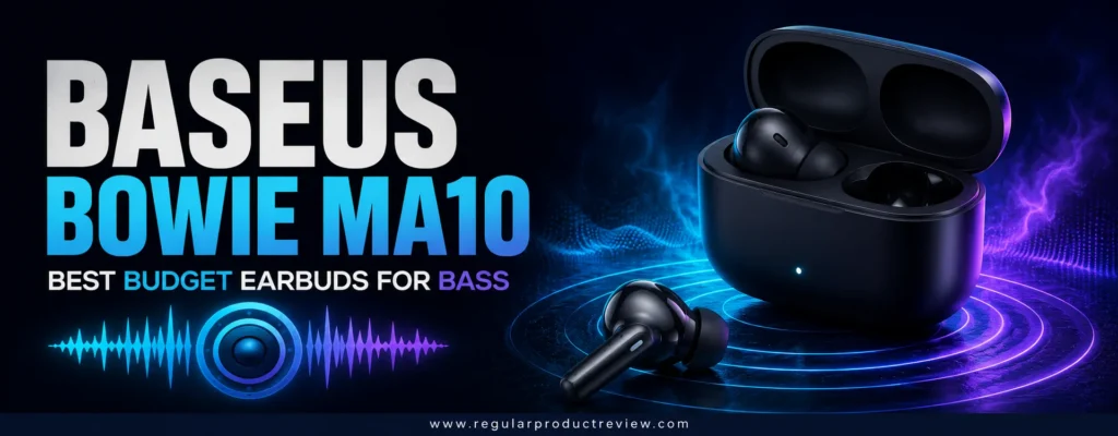 Baseus Bowie MA10 budget wireless earbuds for powerful bass with charging case