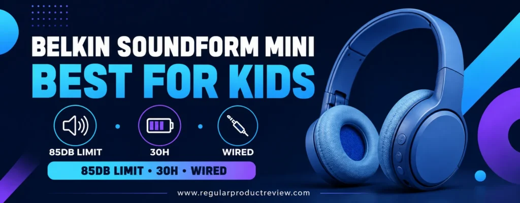 Belkin SoundForm Mini wireless headphones designed for kids