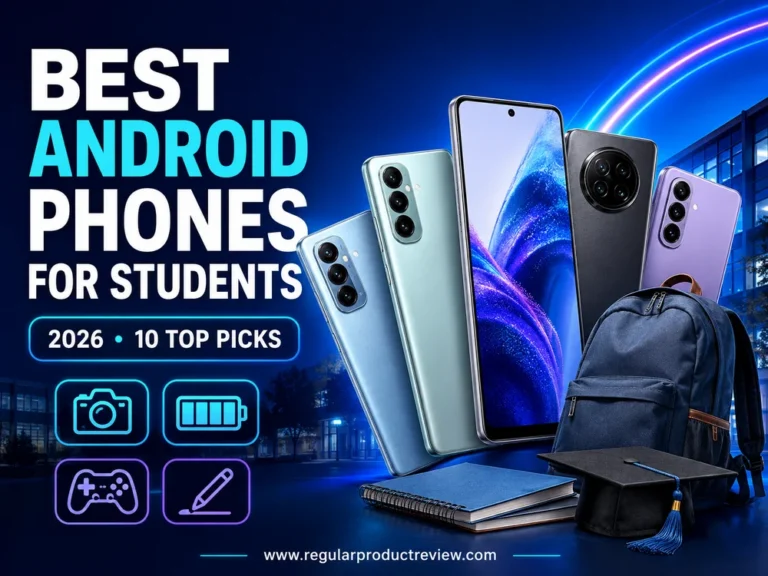 Best Android phones for students in 2026 featuring affordable smartphones for studying, gaming, photography, and everyday use