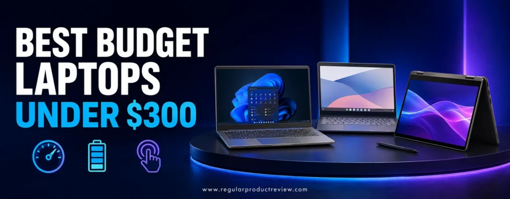 Best budget laptops under $300 featuring Windows, Chromebook, and 2-in-1 options
