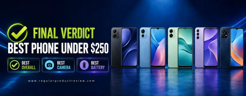 Final verdict on the best budget phones under $250