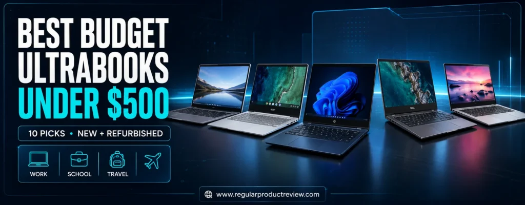 Overview of the best budget ultrabooks under $500 for portable work