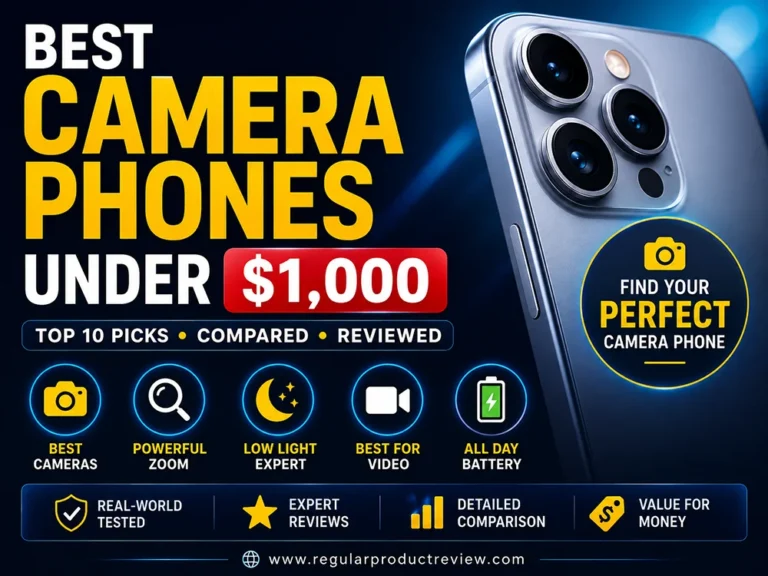 Best camera phones under $1,000 for photography, zoom, low-light shooting, and video