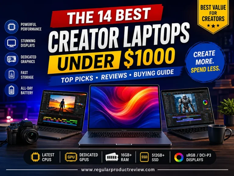 Best creator laptops under $1000 for video editing, photo editing, graphic design, and content creation