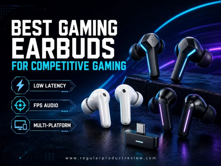 Best gaming earbuds for competitive gaming with low-latency dongle, FPS audio, and multi-platform support