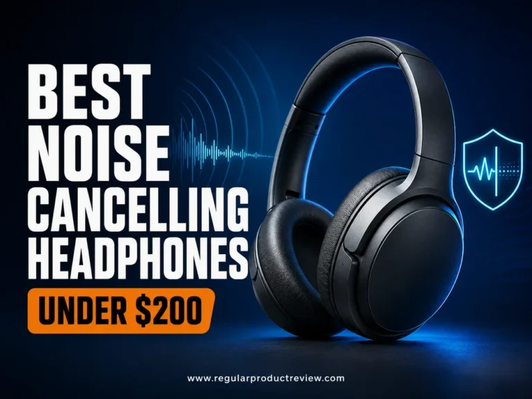 Best noise cancelling headphones under $200 with premium over-ear design and active noise cancellation icon