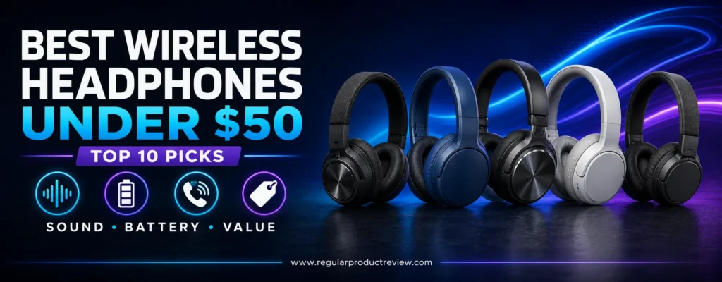 Overview of the best wireless headphones under $50 in 2026