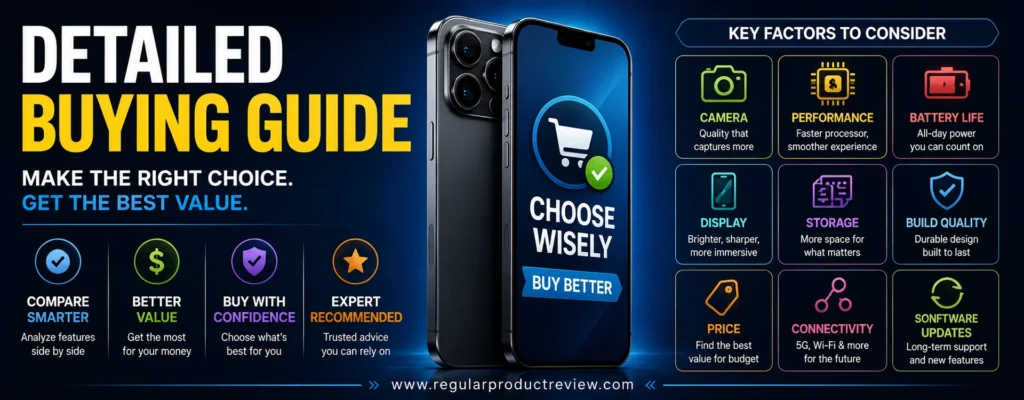 Detailed buying guide for choosing the best camera phone under $1,000 based on camera, performance, battery, display, storage, and value