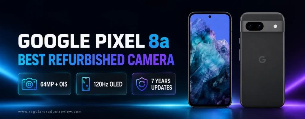 Google Pixel 8a refurbished camera phone for photography