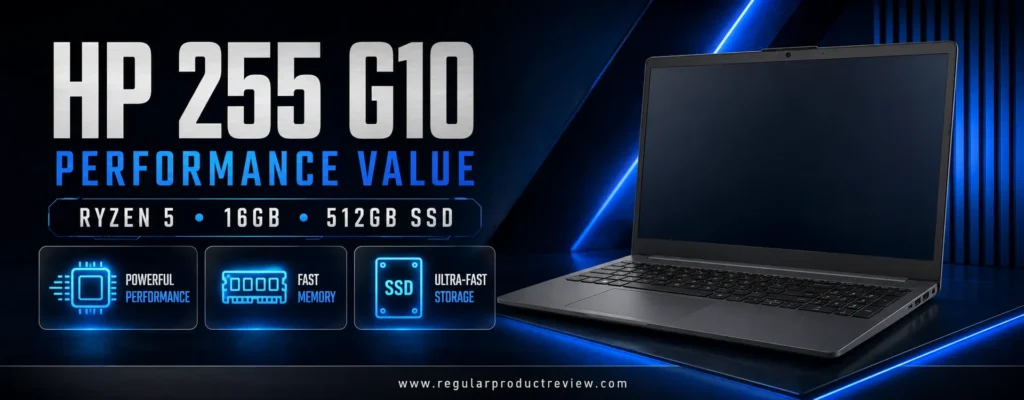 HP 255 G10 performance and value business laptop for work