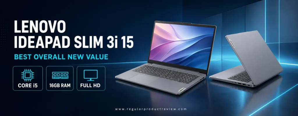 Lenovo IdeaPad Slim 3i 15 budget laptop for everyday work and productivity