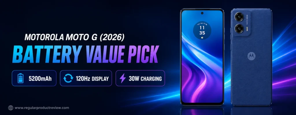 Motorola Moto G 2026 budget phone with long-lasting battery and strong value