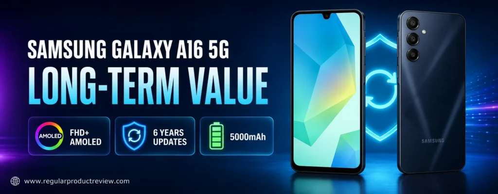 Samsung Galaxy A16 5G budget phone with long-term software support